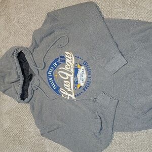 Las Vegas Hoodie. Grey. Gamble. Vacation.